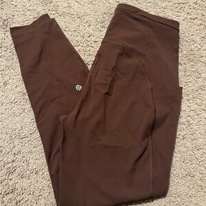 Lululemon SwiftSpeed High-Rise tight “28 (NWOT) brown